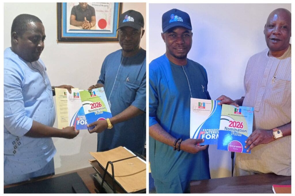 Chila Picks APC Nomination Form for Ukum State Constituency